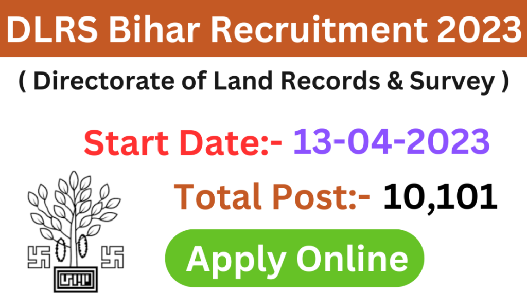 Bihar DLRS Amin Vacancy 2023 हुआ जारी, इस तरह से करें ऑनलाइन अप्लाई। 